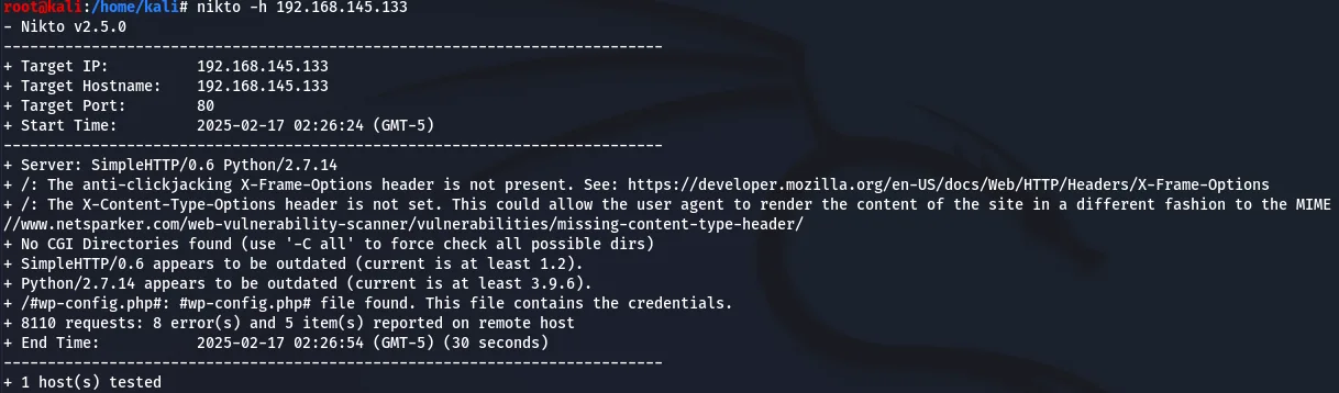 Port 31337 page showing only a Cypher heading