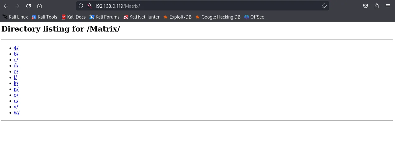 Directory of randomly named folders