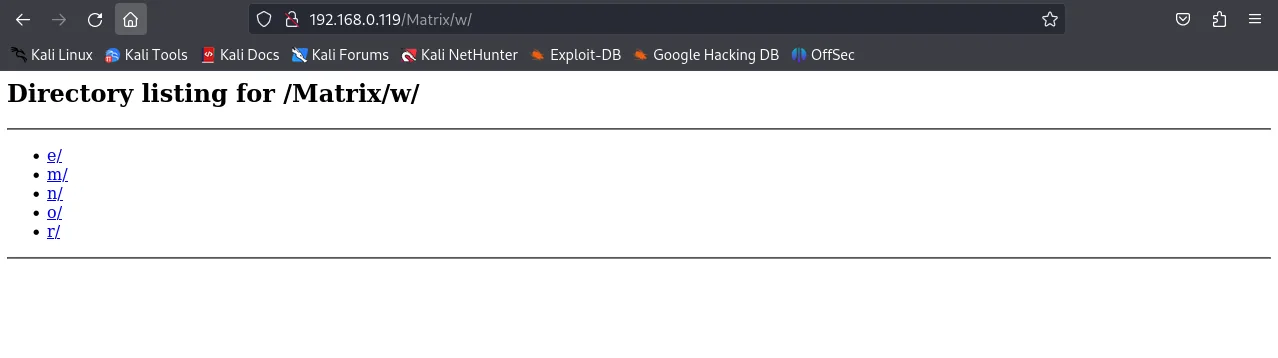 DirBuster configured against the directory tree