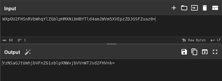 Decoding the first layer of the hash chain